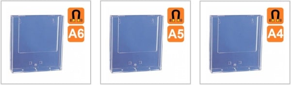 Boites magnétiques en plexiglass pour stocker documents