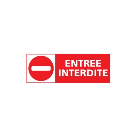 Entrée interdite