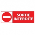 Sortie interdite