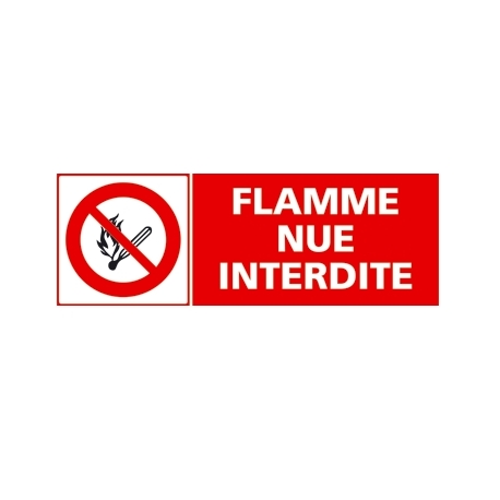 Flamme nue interdite