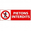 Piétons interdits