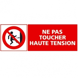 Ne pas toucher haute tension