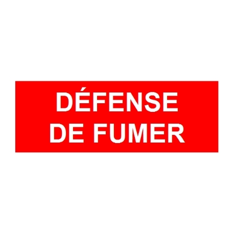 Défense de fumer