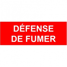 Défense de fumer