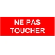 Ne pas toucher