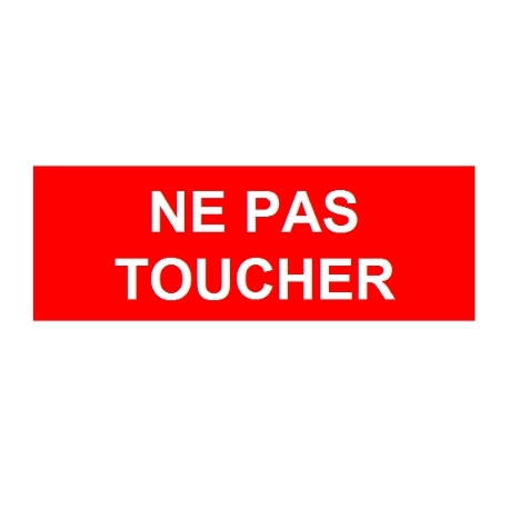 Ne pas toucher