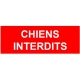 Chiens interdits