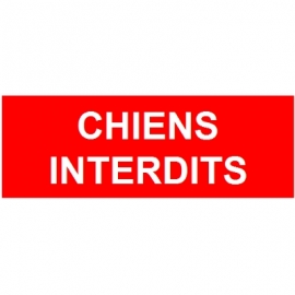 Chiens interdits