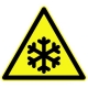Panneau Danger triangulaire "Basse température"