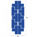 10 T Droits 15 x 15 x 5 cm - Marquage au sol