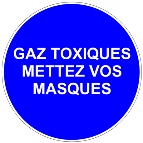 Gaz toxiques - Mettez vos masques