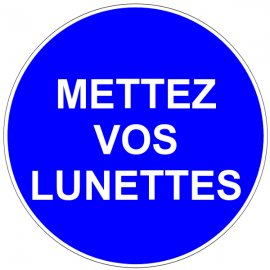 Mettez vos lunettes