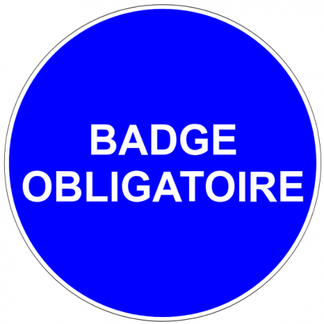 Badge obligatoire