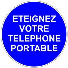 Eteignez votre téléphone portable