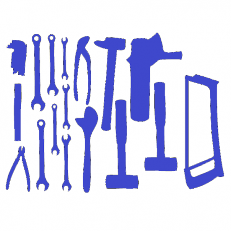 Silhouettes outils adhésives - Shadow board