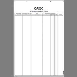 Rouleau QRQC Paper Board