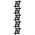 10 chiffres arrondis N° 4 - Hauteur 100mm