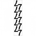10 chiffres arrondis N° 7 - Hauteur 100mm