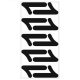 10 chiffres arrondis N° 1 - Hauteur 200mm