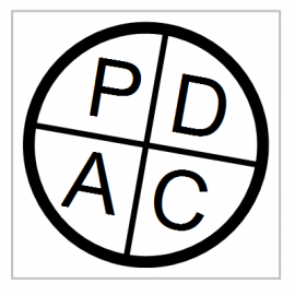 Magnets PDCA 50x50mm vierge