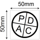 Magnets PDCA 50x50mm vierge