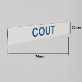 Magnets imprimé 70mm x 20 mm