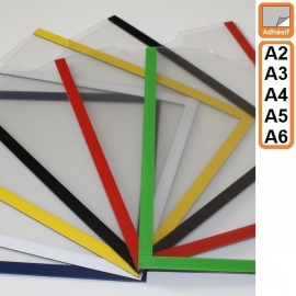 Plexidoc ADHESIF Plein - Porte-document - Cadre d'affichage