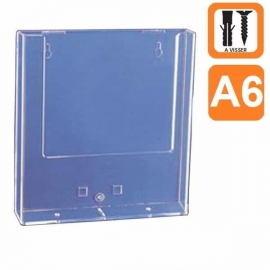 Boite plexiglass A6 avec trous pour vis