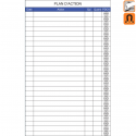 Visuel Plan d'action XXL avec PDCA magnétiqe effaçable à sec - 60 x 95,5cm