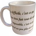 Tasse à café - Mug avec une citation sur l'amélioration continue - Kaizen