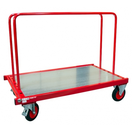 Chariot FIMM porte-panneaux 500 kg 2 ridelles hauteur 800 mm 