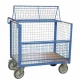 Chariot FIMM 500 kg 1000 x 700 mm conteneur grillagé avec toit 