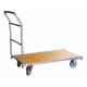 Chariot FIMM 250 kg 1000 x 600 mm dossier amovible roues Ø 125mm 