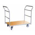 Chariot FIMM 250 kg 1000 x 600 mm 2 dossiers amovibles roues 125 