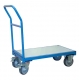 Chariot FIMM 400 kg 850 x 500 mm dossier fixe roues Ø 160 mm 