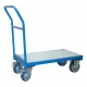 Chariot FIMM 600 kg 1000 x 600 mm dossier fixe roues Ø 200 mm 