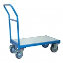 Chariot FIMM 600 kg 1000 x 600 mm dossier fixe roues Ø 200 mm 