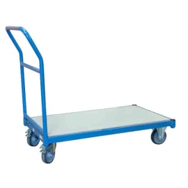 Chariot FIMM 250 kg 1000 x 600 mm dossier fixe roues Ø 125 mm 