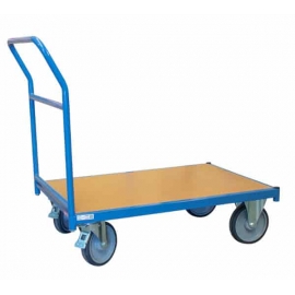 Chariot FIMM 600 kg 1000 x 700 mm dossier fixe roues Ø 200 mm 