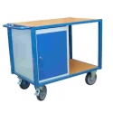 Servante FIMM 500 kg 2 plateaux 1060x680 mm 1 bloc porte 