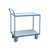 Servante FIMM 250 kg 2 plateaux 850x500 mm mélaminé gris