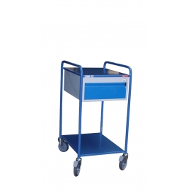 Servante FIMM 250 kg 3 plateaux 635x470 mm tôle 1 tiroir 
