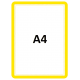 Cadre affichage souple magnétique sans fond A5, A4, A3 et A2
