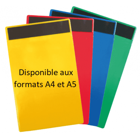 Support mural magnétique Vario® pour 5 pochettes A4 -Durable