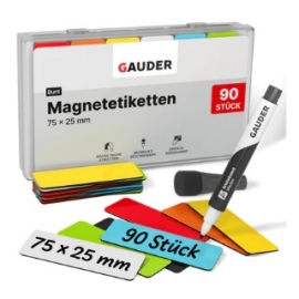 90 étiquettes post-it Scrum Board Magnétiques Effaçables multicolors 75x25mm