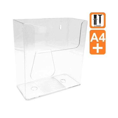 Boite plexiglass A4+ avec trous pour vis