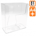 Boite plexiglass A4+ avec trous pour vis