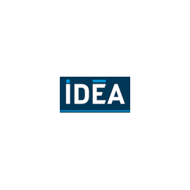 Panneau en-tête IDEA / Mural "IDEA - L'innovation au coeur de votre supply chain" - 200x25 avec 4 trous pour vis