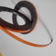 Bande magnétique souple Orange 5m x 5mm
