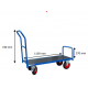 Chariot FIMM étroit 250 kg 1130 x 480 mm roues caoutchouc 